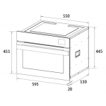Rasonic 樂信 RSG-R80G 50公升嵌入式二合一蒸焗爐